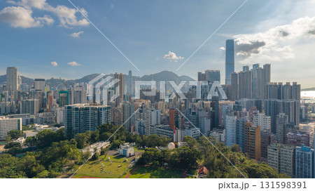 Oct 1 2025 Vibrant Street Life in Yau Tsim Mong District 131598391