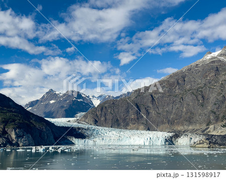 マージェリー氷河の全景、グレイシャーベイ国立公園、世界遺産、2025年8月下旬撮影 131598917