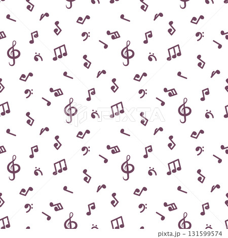 musical notes pattern 131599574