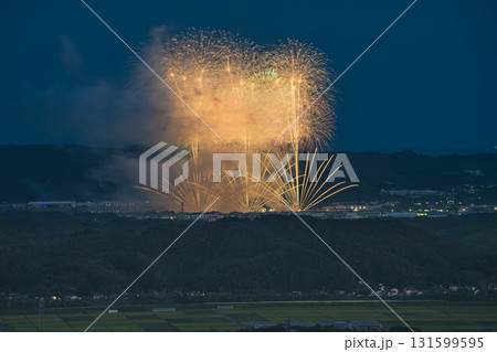 袋井市のふくろい遠州の花火の風景(静岡県) 131599595