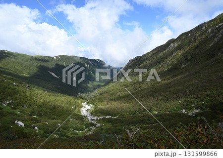 木曽駒ヶ岳登山、中央アルプス、長野県 131599866