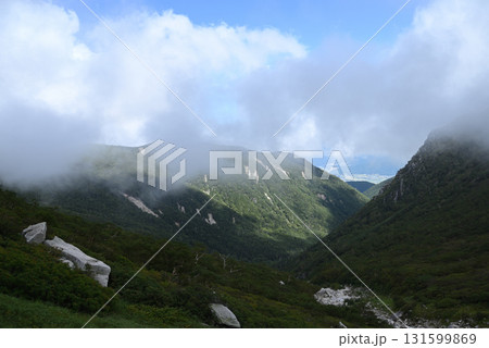 木曽駒ヶ岳登山、中央アルプス、長野県 131599869
