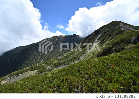 木曽駒ヶ岳登山、中央アルプス、長野県 木曽駒ヶ岳登山、中央アルプス、長野県 131599898