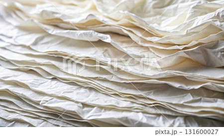 A high-resolution white crumpled paper texture background A high-resolution white crumpled paper texture background 131600027