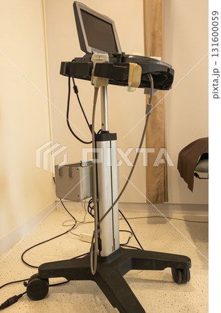 Fluoroscopy machine, a medical machine creates realtime and continuous X ray images of the internal body structures. 131600059