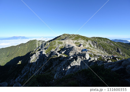木曽駒ヶ岳登山、中央アルプス、長野県 木曽駒ヶ岳登山、中央アルプス、長野県 131600355
