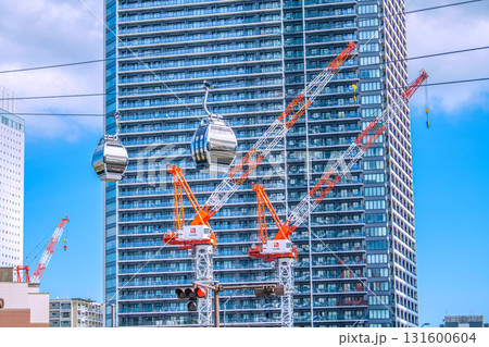 日本の横浜都市景観 桜木町駅前のヨコハマエアキャビンなどを望む=10月5日 日本の横浜都市景観 桜木町駅前のヨコハマエアキャビンなどを望む=10月5日 131600604