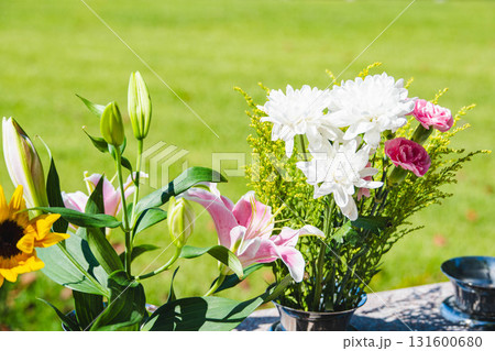 霊園の仏花 霊園の仏花 131600680