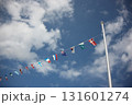 空にはためく万国旗 運動会イメージ 空にはためく万国旗 運動会イメージ 131601274