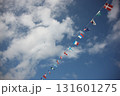 空にはためく万国旗 運動会イメージ 空にはためく万国旗 運動会イメージ 131601275