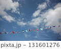 空にはためく万国旗 運動会イメージ 空にはためく万国旗 運動会イメージ 131601276
