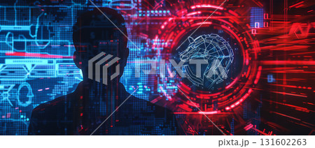 デジタル空間におけるシルエットとサイバーエレメント デジタル空間におけるシルエットとサイバーエレメント 131602263