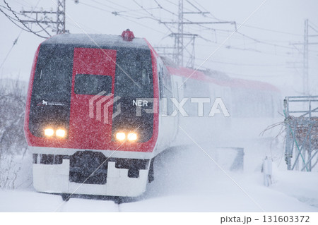 長野電鉄　スノーモンキー　真冬 131603372