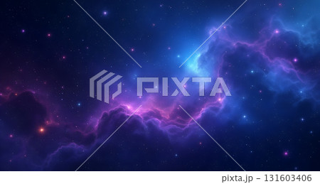 Deep Space Cosmic Nebula Glow  131603406