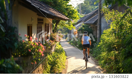 Picturesque countryside journey perfect for authentic travel visuals. 131603822