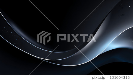Art object for Black Friday, sales and promotions with a dark, black, colorful and effective theme. Luxury picture for advertising goods on the day of big discounts. Abstract background 131604316