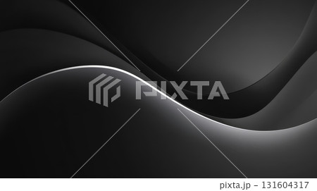 Art object for Black Friday, sales and promotions with a dark, black, colorful and effective theme. Luxury picture for advertising goods on the day of big discounts. Abstract background 131604317