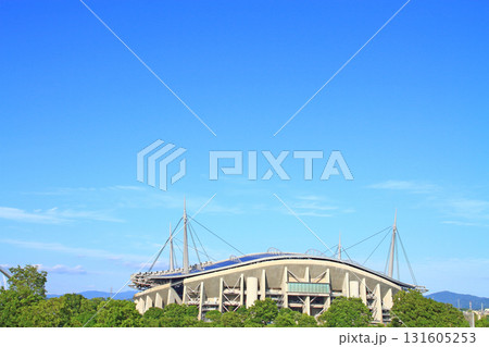 愛知県豊田市、豊田スタジアムの風景 131605253