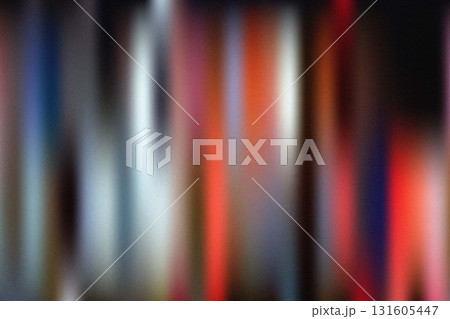 Vibrant vertical blur with colorful luminous city lights 131605447