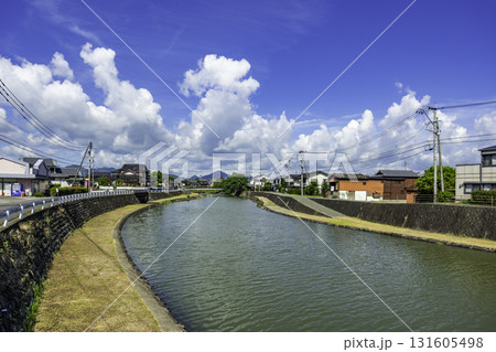 佐賀鹿島 肥前浜町の町並み 浜川 佐賀県鹿島市 佐賀鹿島 肥前浜町の町並み 浜川 佐賀県鹿島市 131605498