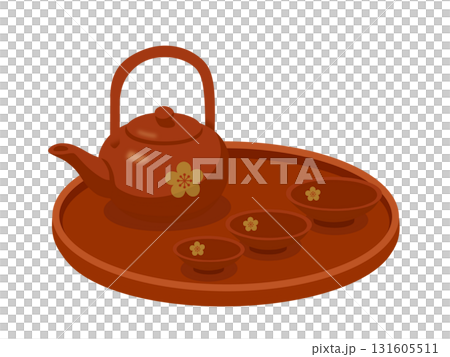 新年酒、新年季節性活動的插圖 131605511