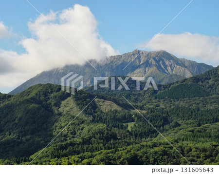 蒜山大山スカイライン 鬼女台展望休憩所から見る大山の眺望 131605643
