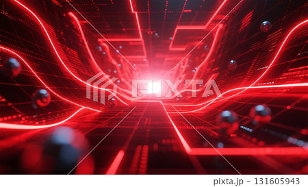 A vibrant landscape of rolling hills with a bright light shining from the top of the highest peak A vibrant landscape of rolling hills with a bright light shining from the top of the highest peak 131605943