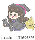 ハロウィンの仮装をした女の子のイラスト 131606226