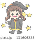ハロウィンの仮装をした女の子のイラスト 131606228