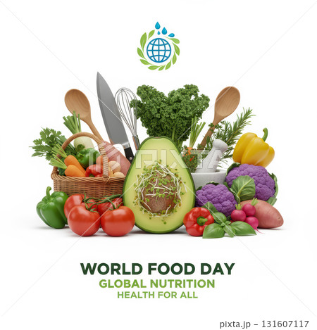 World Food Day - Nutrition Campaign Poster for Education and Awareness 131607117
