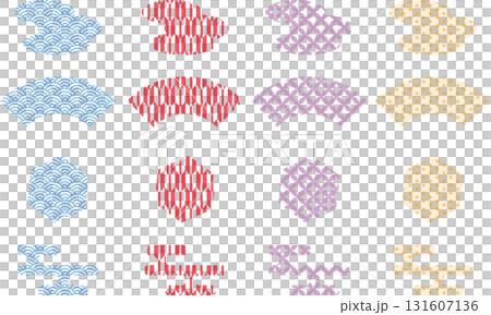 日本圖案素材集 - 傳統日本圖案 131607136