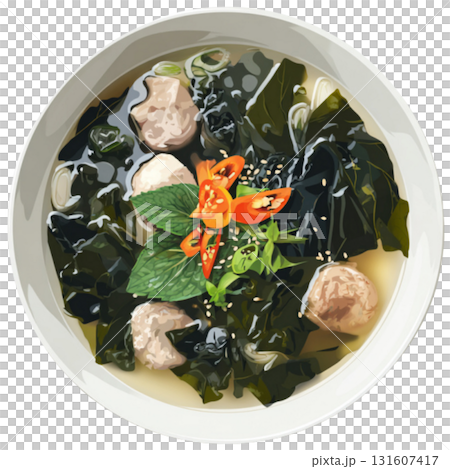 Seaweed soup 131607417