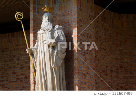 Gallery of Saints before Pilgrimage Basilica of the Assumption of the Virgin Mary and St. Cyril and Methodius at Velehrad Monastery, Moravia, Czech Republic Gallery of Saints before Pilgrimage Basilica of the Assumption of the Virgin Mary and St. Cyril and Methodius at Velehrad Monastery, Moravia, Czech Republic 131607499
