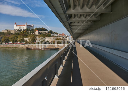 Castle of Bratislava, Slovakia, view from bridge Castle of Bratislava, Slovakia, view from bridge 131608066