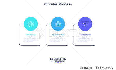 Modern Vector Infographic Banner. Business Illustration for presentation Modern Vector Infographic Banner. Business Illustration for presentation 131608505