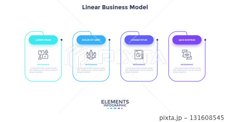 Modern Vector Infographic Banner. Business Illustration for presentation 131608545