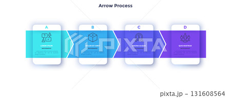 Modern Vector Infographic Banner. Business Illustration for presentation 131608564