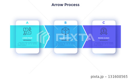 Modern Vector Infographic Banner. Business Illustration for presentation 131608565