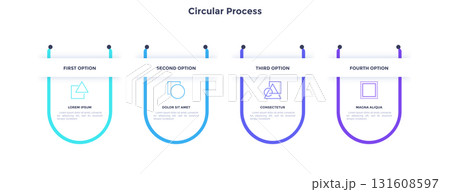 Modern Vector Infographic Banner. Business Illustration for presentation 131608597