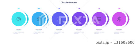 Modern Vector Infographic Banner. Business Illustration for presentation Modern Vector Infographic Banner. Business Illustration for presentation 131608600