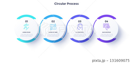 Modern Vector Infographic Banner. Business Illustration for presentation 131609075