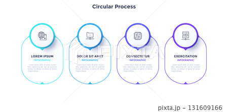 Modern Vector Infographic Banner. Business Illustration for presentation Modern Vector Infographic Banner. Business Illustration for presentation 131609166