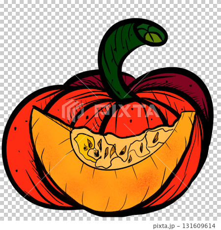 Hand Drawn Graphic Pumpkin Illustration, Halloween and Thanksgiving Art Hand Drawn Graphic Pumpkin Illustration, Halloween and Thanksgiving Art 131609614