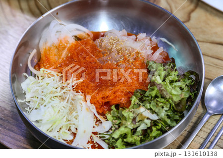 Korean cold Raw Fish Soup 131610138