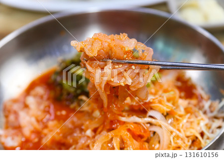 Korean cold Raw Fish Soup 131610156