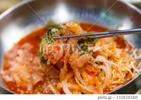 Korean cold Raw Fish Soup Korean cold Raw Fish Soup 131610160