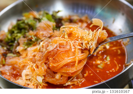Korean cold Raw Fish Soup Korean cold Raw Fish Soup 131610167