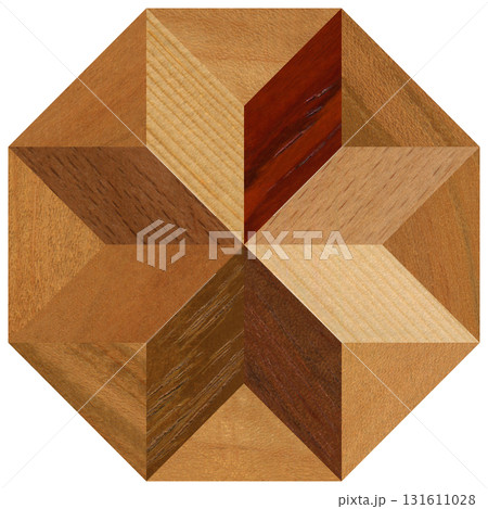 Wooden marquetry can be patterns created from the combination of pine and walnut wood, wooden floor, parquet, cutting board Wooden marquetry can be patterns created from the combination of pine and walnut wood, wooden floor, parquet, cutting board 131611028