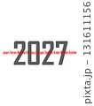 2027 new year text design agenda celebration greeting background template. New year's eve celebration concept. Happy New Year 131611156