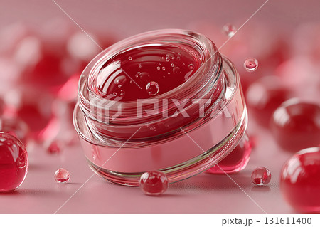 Soft lighting Packaging mockup. Transparent makeup containers. Design element. Empty labels for branding. Soft lighting Packaging mockup. Transparent makeup containers. Design element. Empty labels for branding. 131611400
